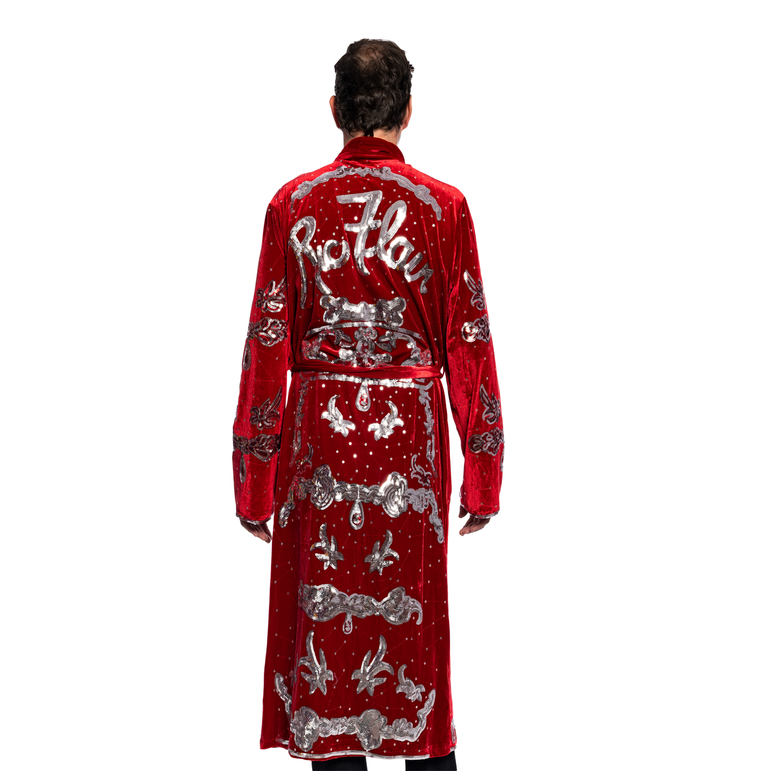 Adult Unisex Nature Boy Flair Wrestler Deluxe Robe Halloween Costume Cosplay