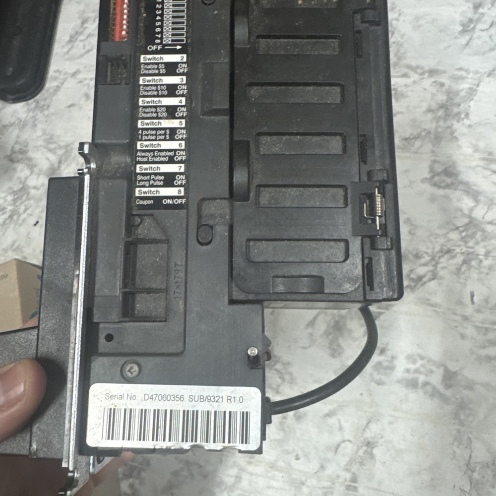 Coinco MC2600 Bill Acceptor Validator Vending Arcade Amusement UNTESTED AS IS