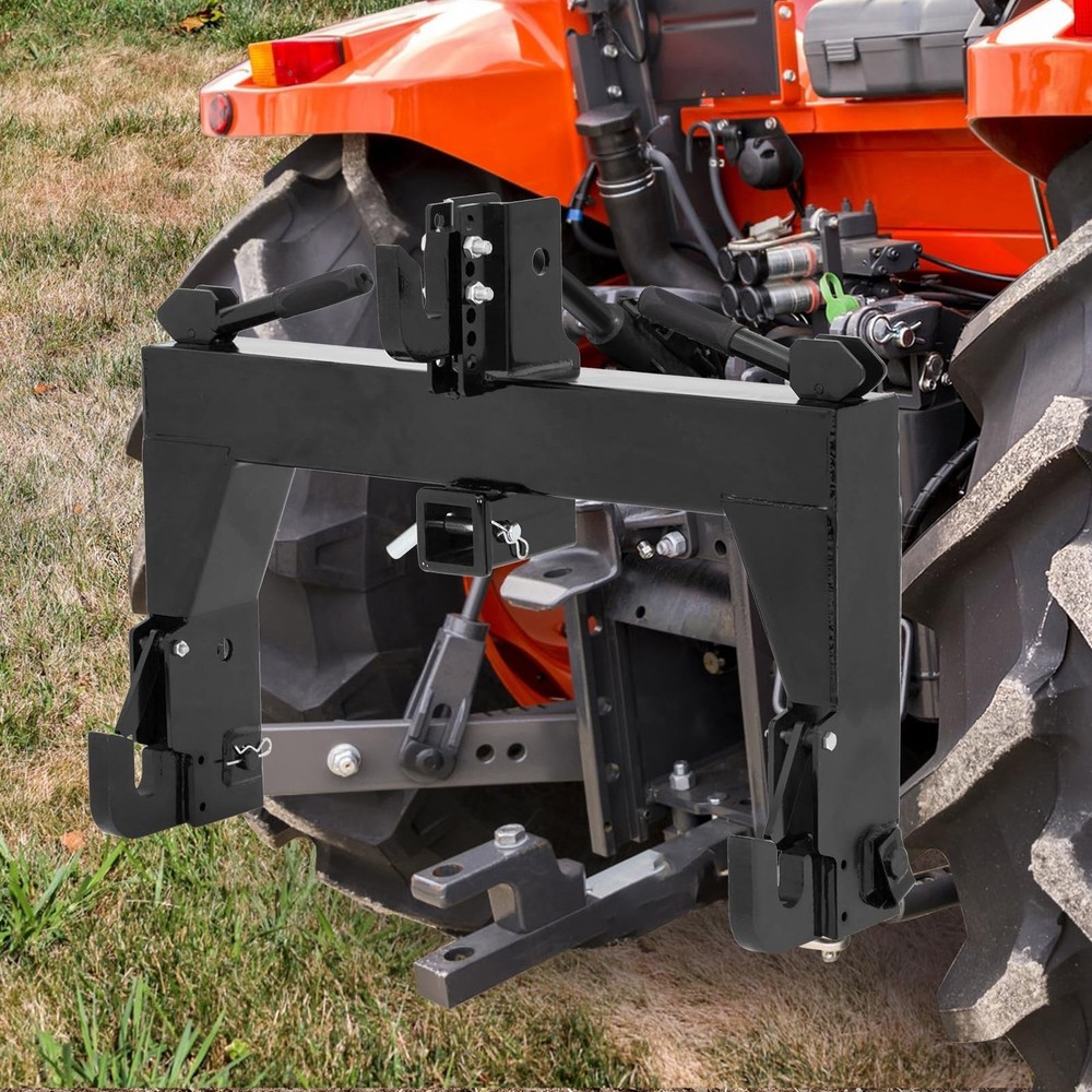 3 Point Quick Hitch 3000lbs with 2" Receiver Adaptation Heavy Duty