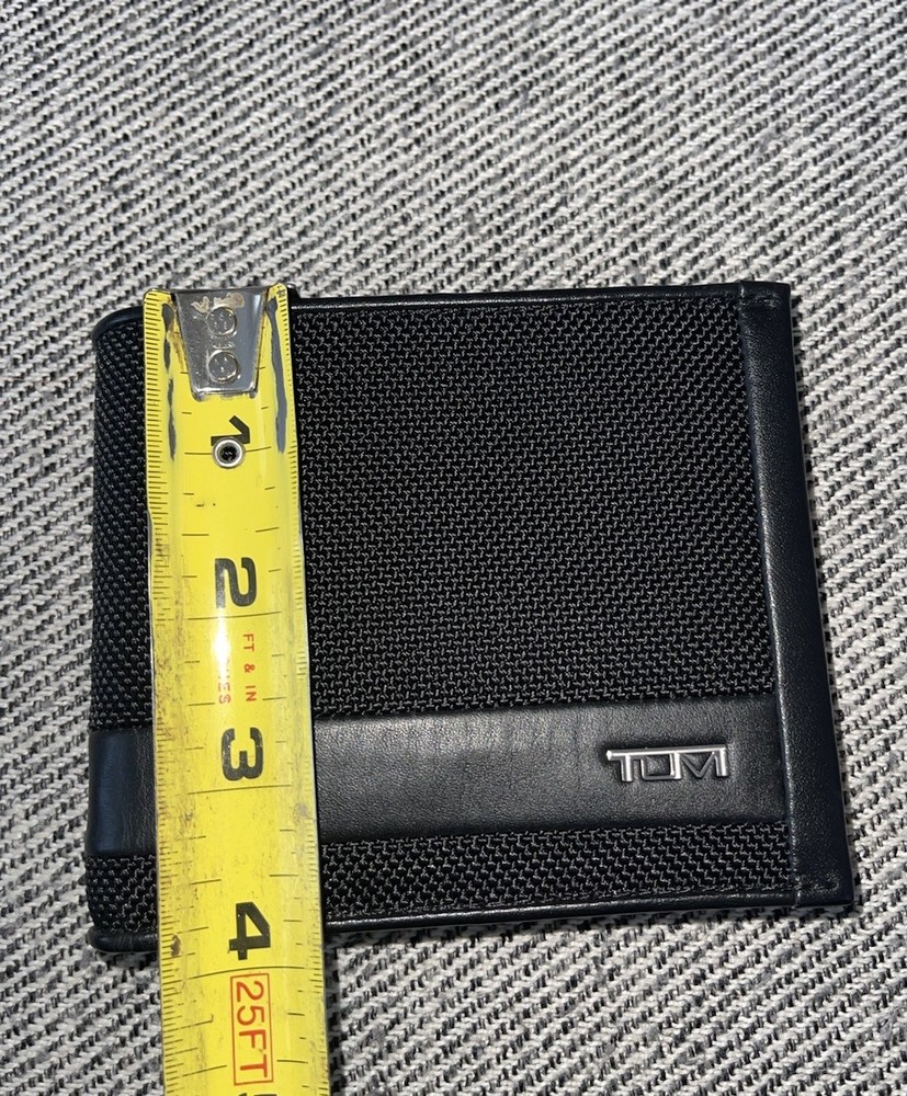 Tumi ALPHA Global Center Flip Passcase Billfold Wallet