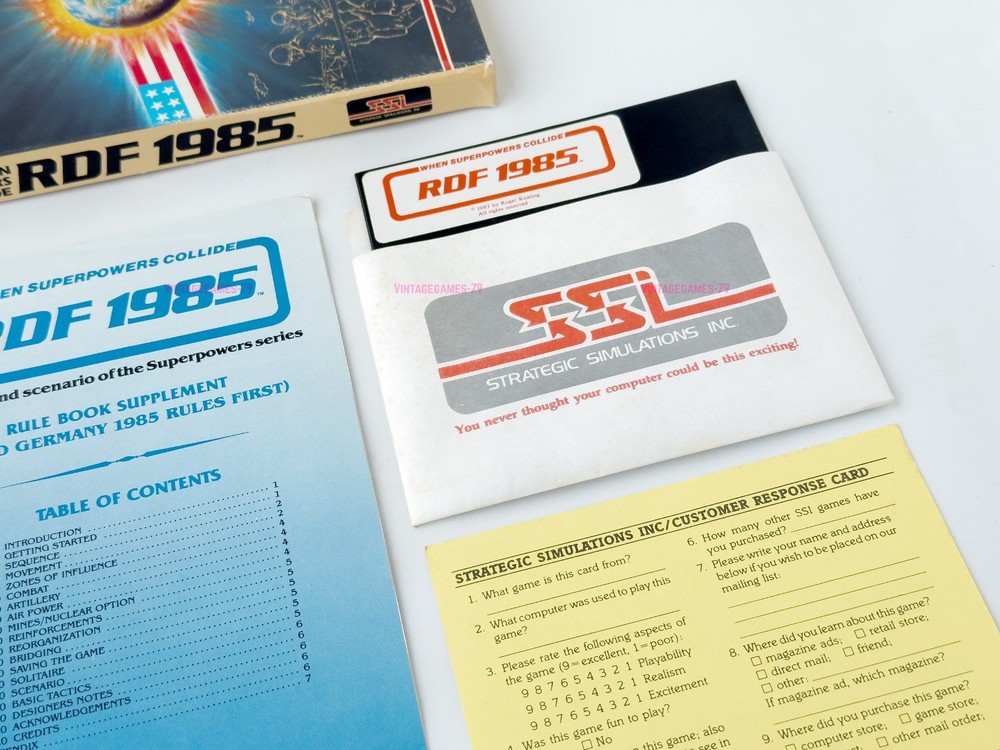 RDF 1985: When Superpowers Collide - SSI - 1983 / Apple II