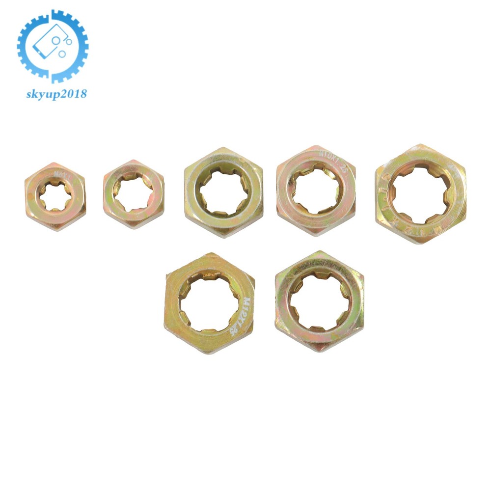15Pcs Metric Thread Chaser Set M6 M8 M10 M12 Thread Restorer Tool Thread Ret
