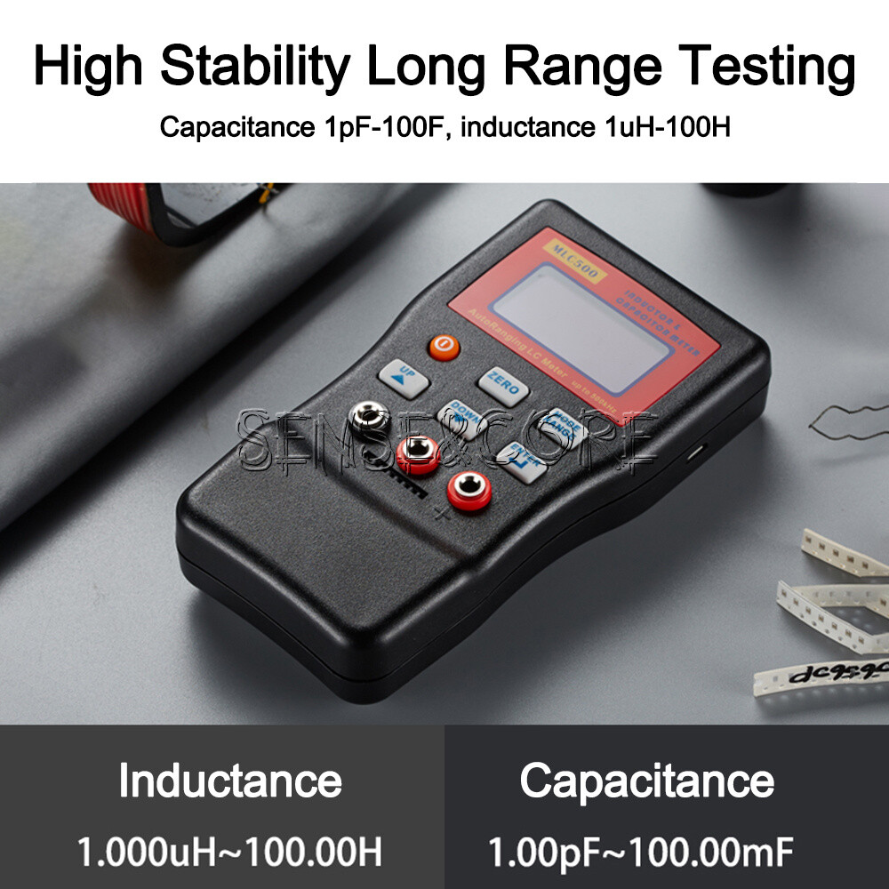 MLC500 High Precision Digital Car Range Capacitance Inductance Meter Anti-Burn-