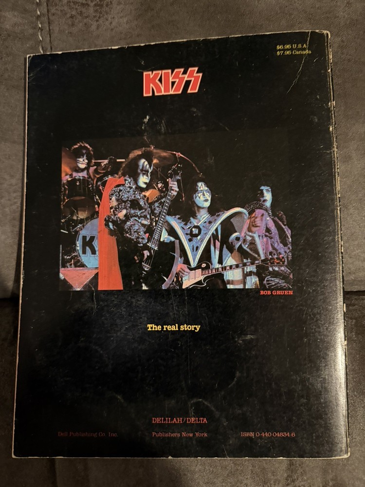 Vintage Rare 1st Edition 1980 KISS The Real Story Authorized Paperback Book
