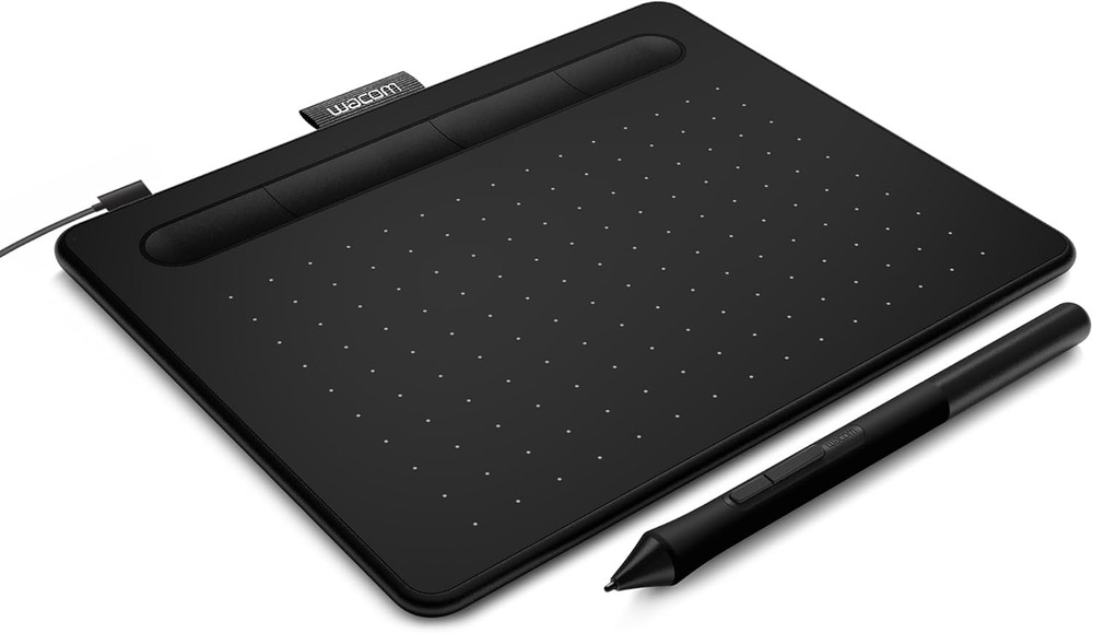 Intuos Small Graphics Drawing Tablet, Includes Training & Software; 4 Customizab