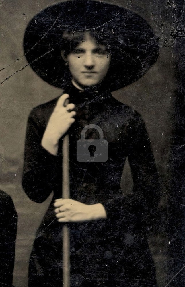 A Proper Witch, Creepy Postcard Copy