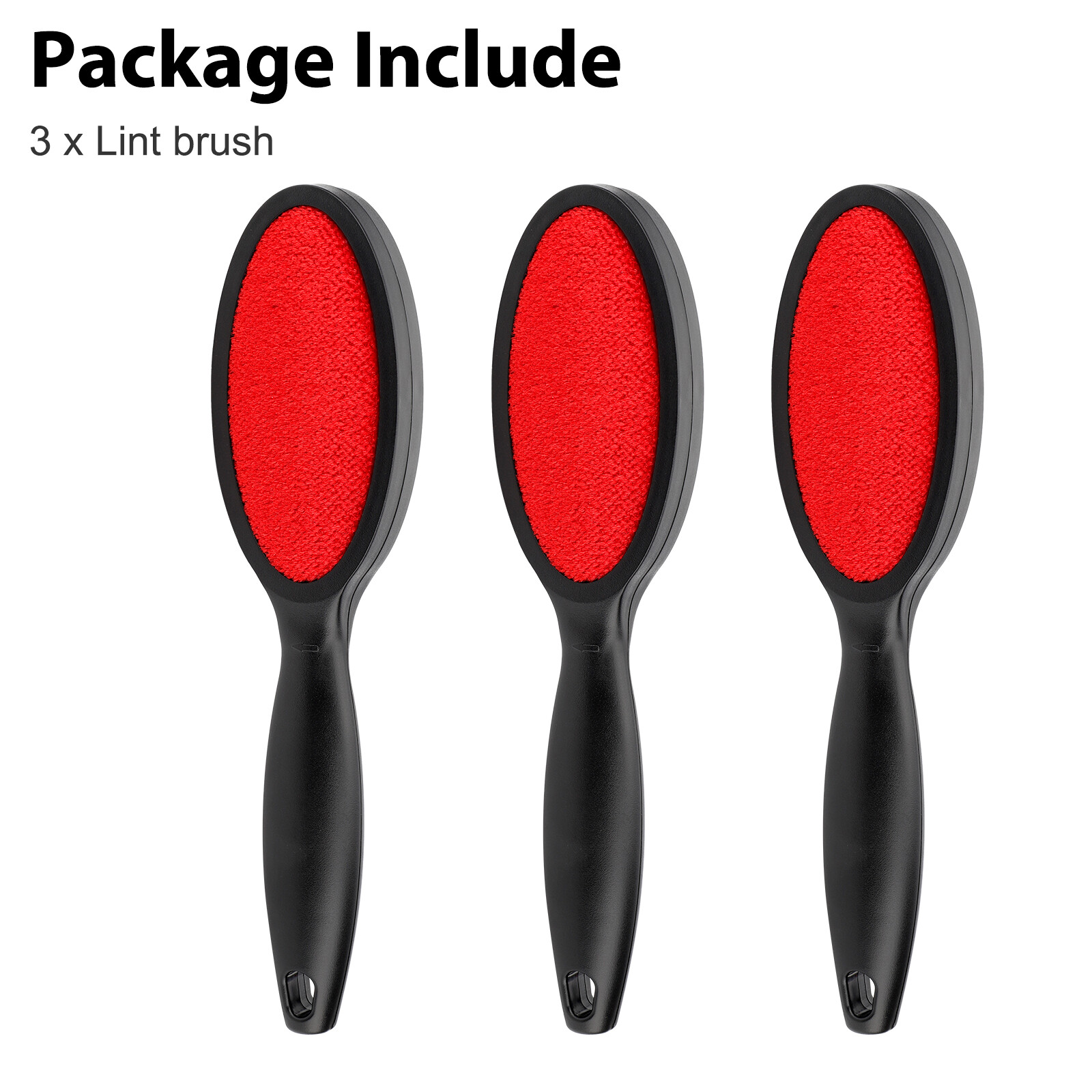 3pcs Magic Lint Remover Brush Clothes Fuzz Fabric Pet Hair Cleaning Double Sided