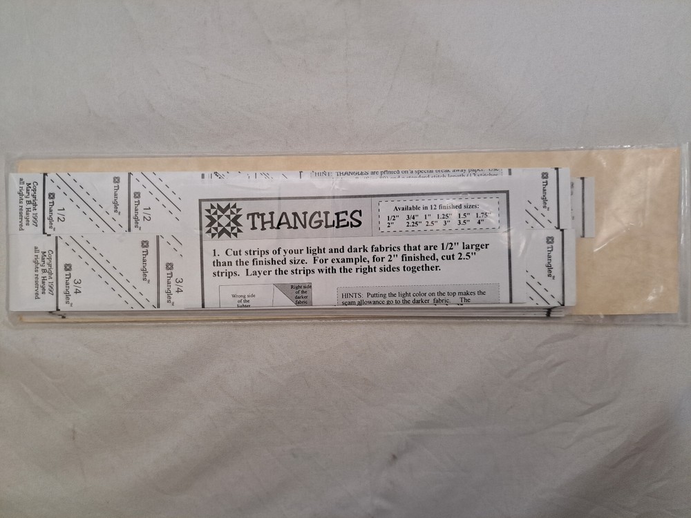 Thangles - Mini Pack (1/2" and 3/4") Finished