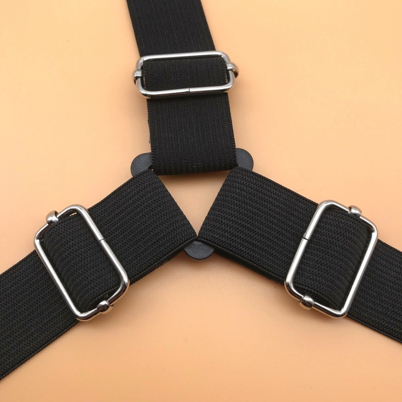 4Pcs Triangular Non-slip Elastic Bed Sheet Suspender Strap Holders Adjustable