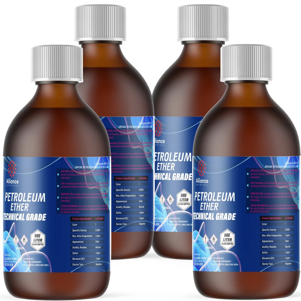 Petroleum Ether Technical Grade - 4 Liters