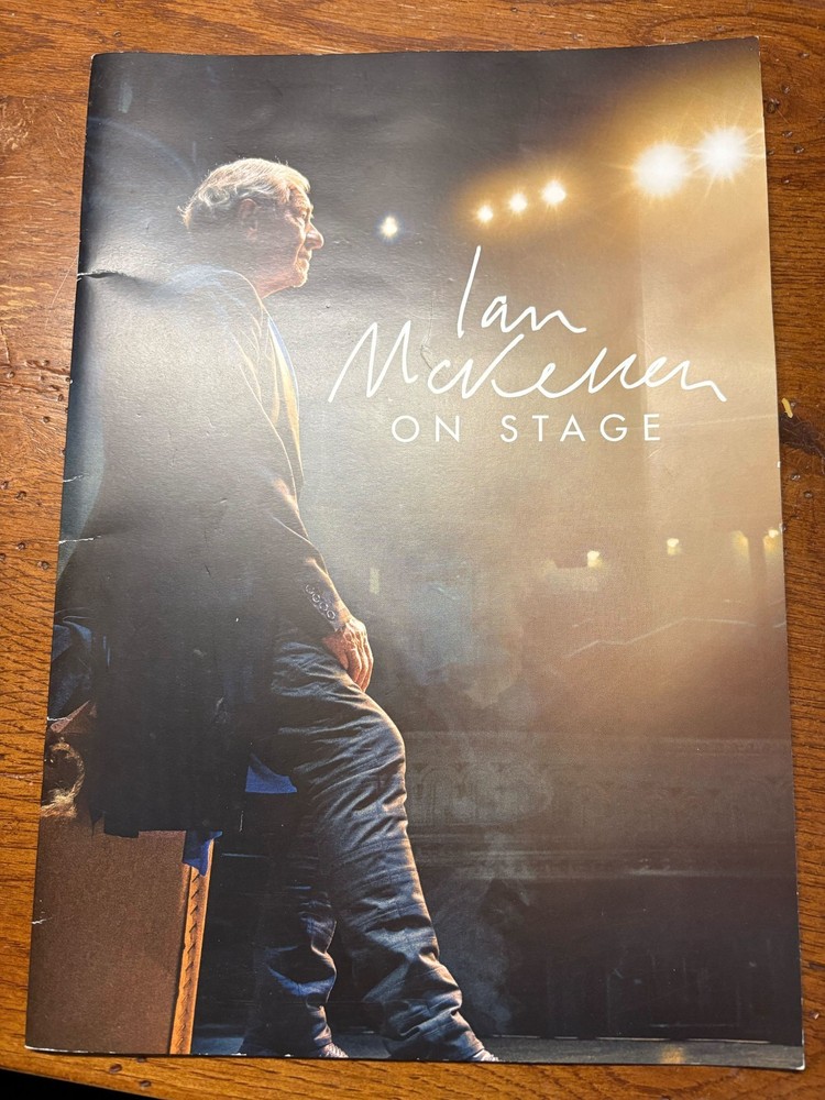 Ian McKellan On Stage Program