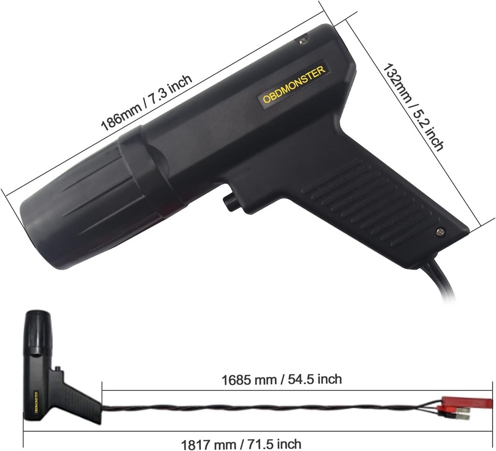 Engine Timing Light Tester Gas Petrol Diagnostic Testing Tool