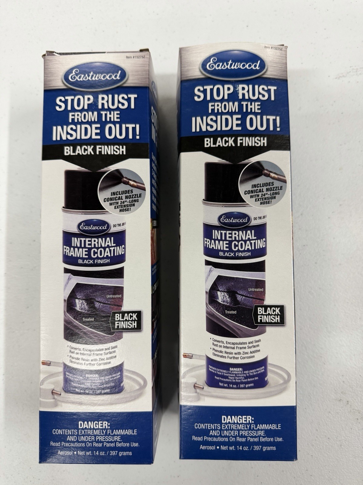 Eastwood Black Internal Frame Coating Aerosol (2 Pack)