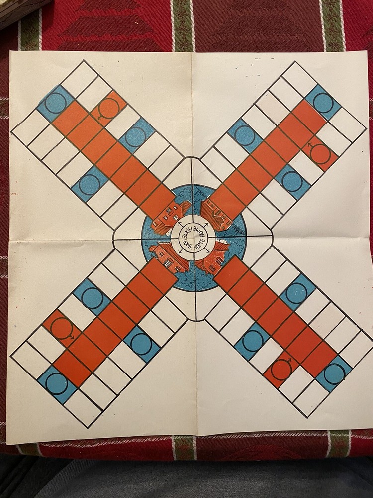 Rare Vintage Indian Backgammon Game