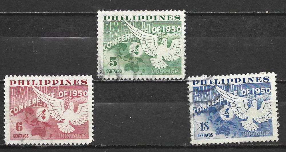 PHILIPPINES - 1950 Baguio Conference. - USED SET.