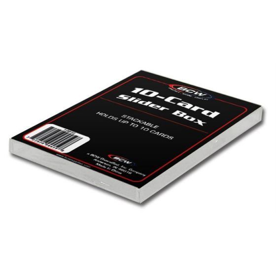 NEW (15 PK) BCW 10 Count 2-Piece Slider Box