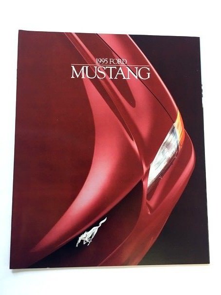 1995 Ford Mustang and GT 24-page Original Car Sales Brochure