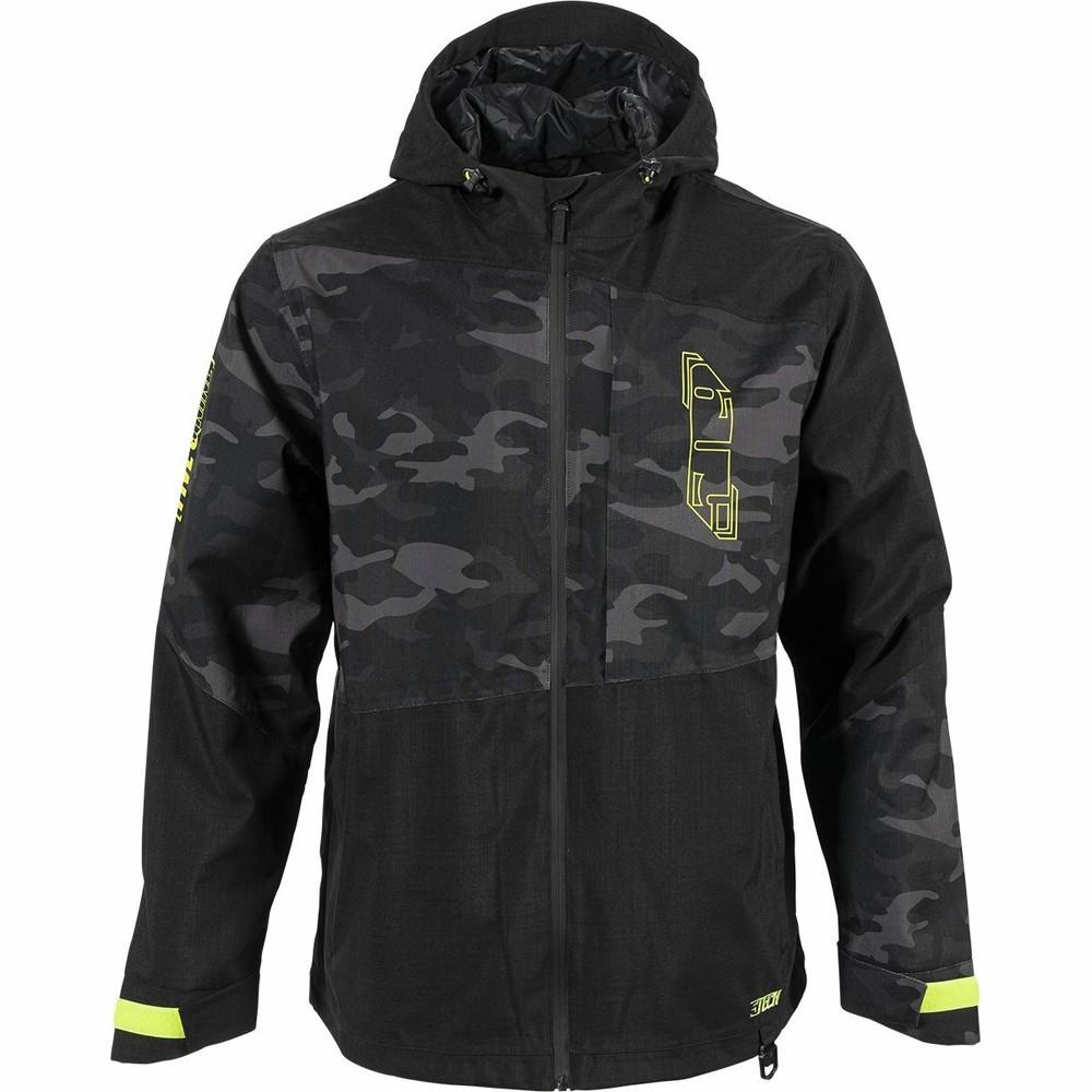 New 509 Forge Snowmobile Jacket, Black Camo Edition, Waterproof, Medium