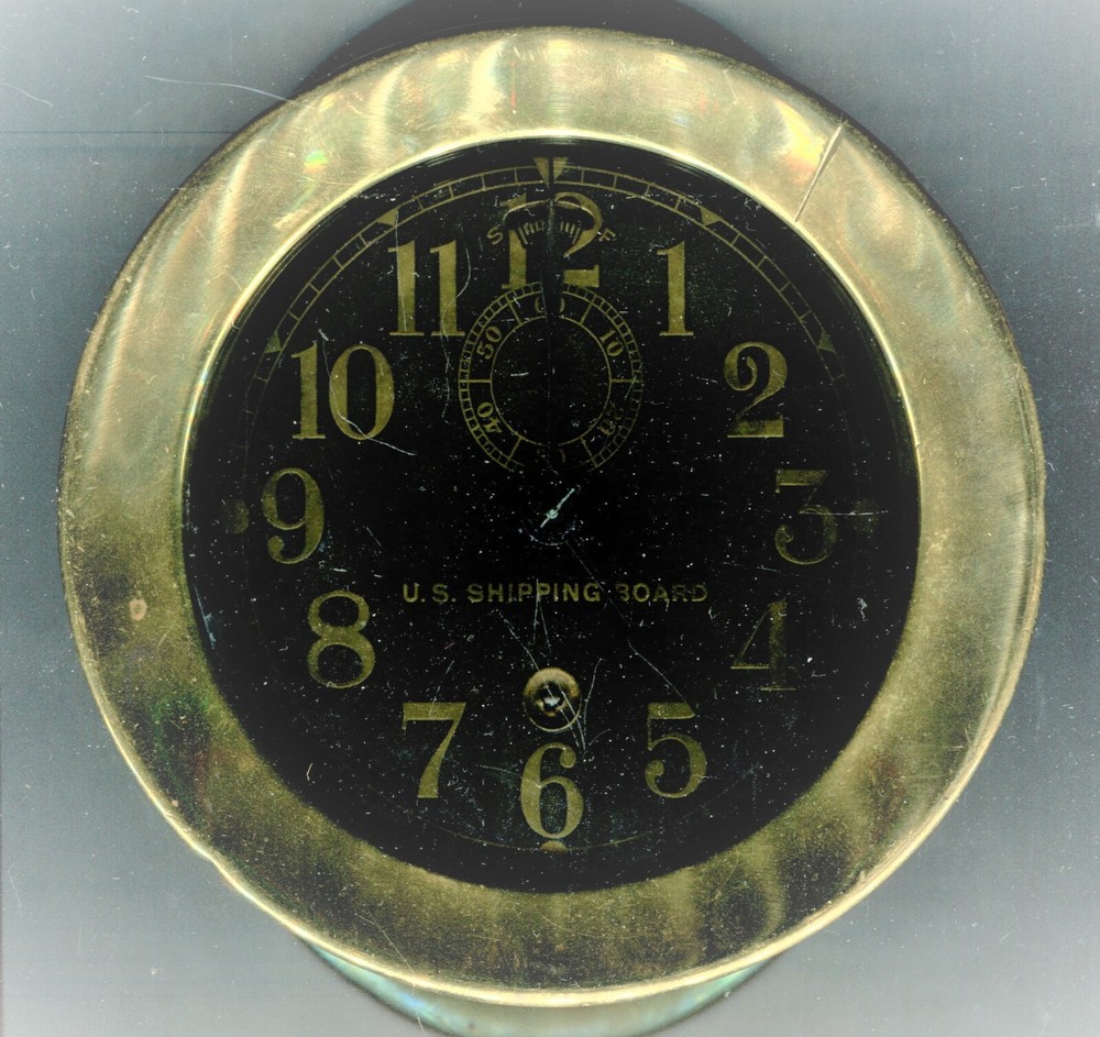 Seth Thomas U.S. Shipping Board Clock Circa 1930's