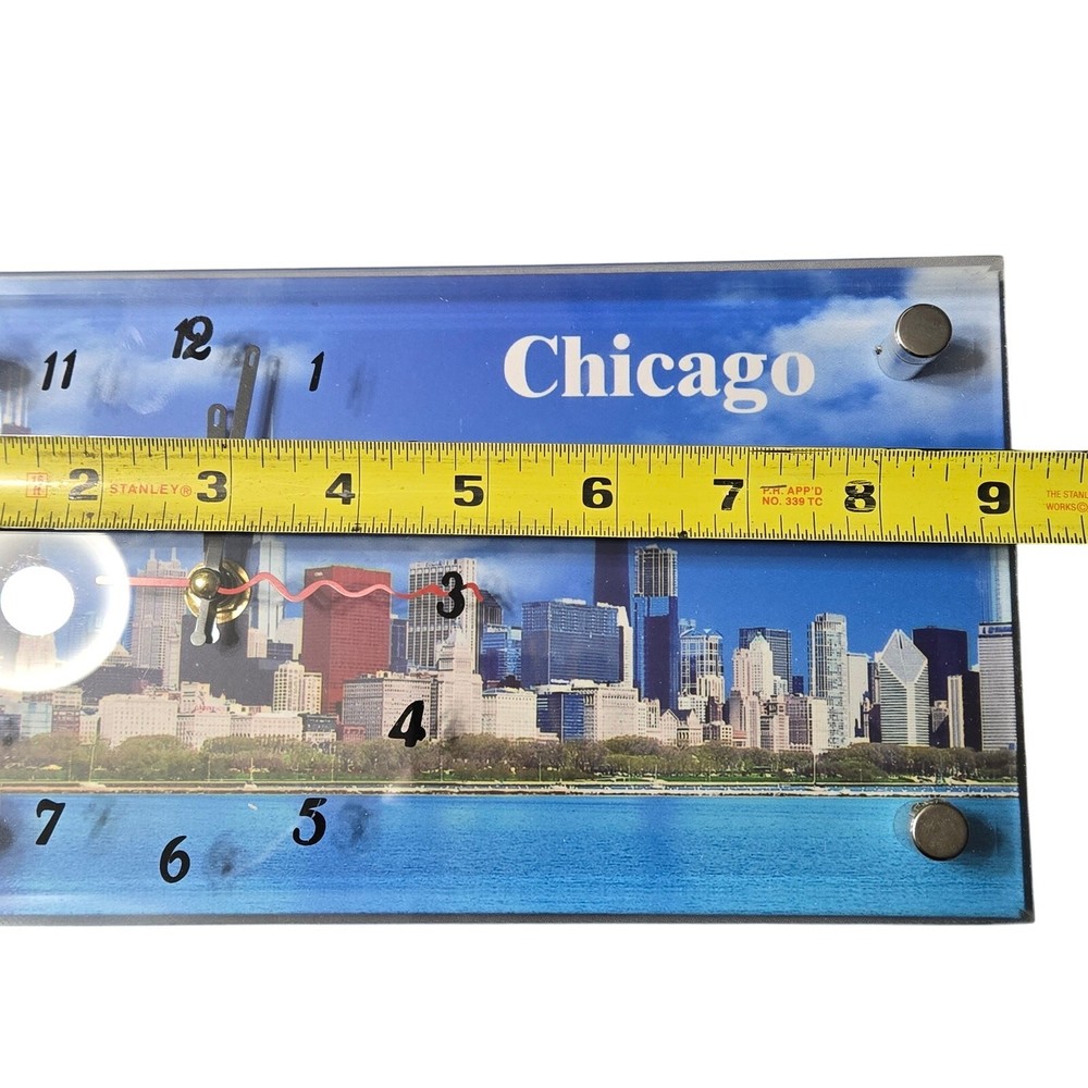 Chicago Skyline Souvenir Clock