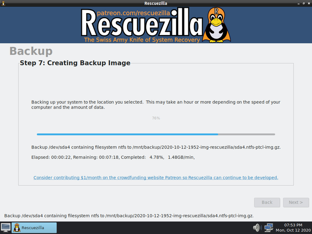 Rescuezilla Bootable LIVE USB - Disk Imaging - Backup/Restore - NEW - USB
