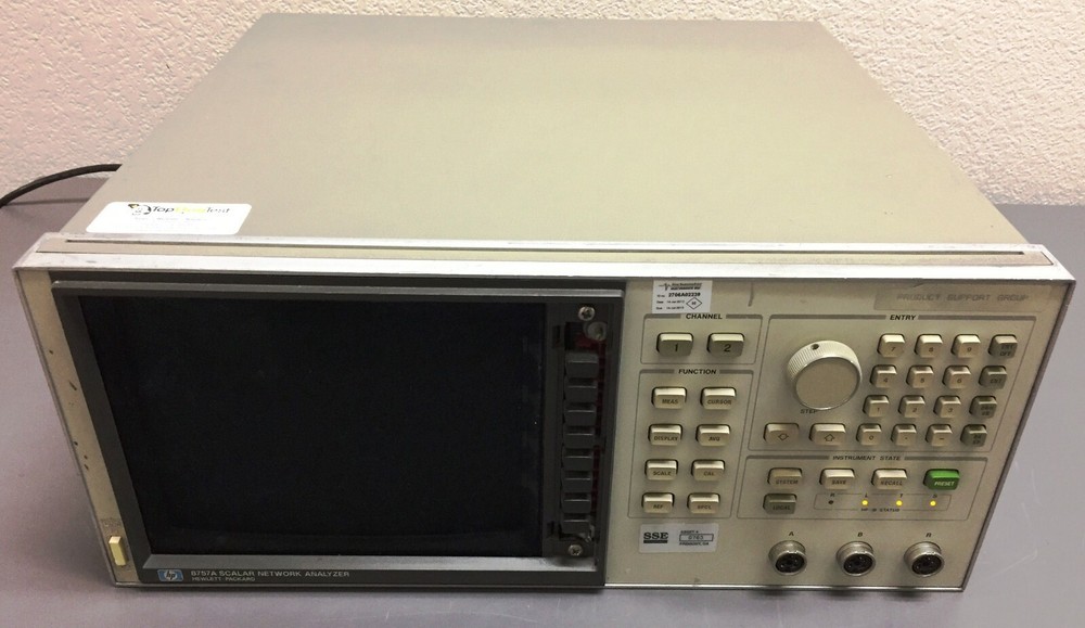 HP Agilent Keysight 8757A 2-Channel Scalar Network Analyzer