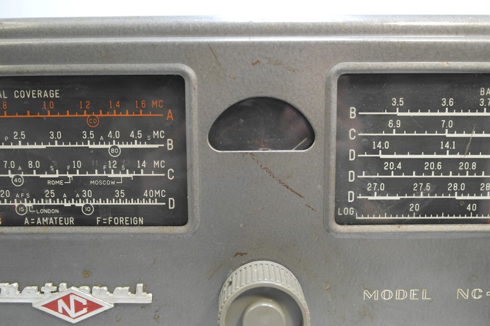 National Company Equipment - General Coverage Receiver NC-98 UNTESTED