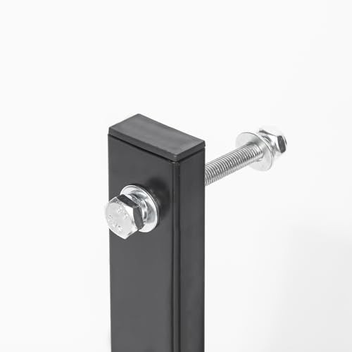 2 Racks Trailer Ladder Rack, Heavy Duty Steel Ladder Rack with Elastic Ropes