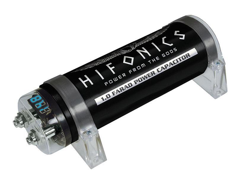 HIFONICS HFC-1000 1 Farad Buffer Elko Buffer Capacitor Powercap Digi Volt Display