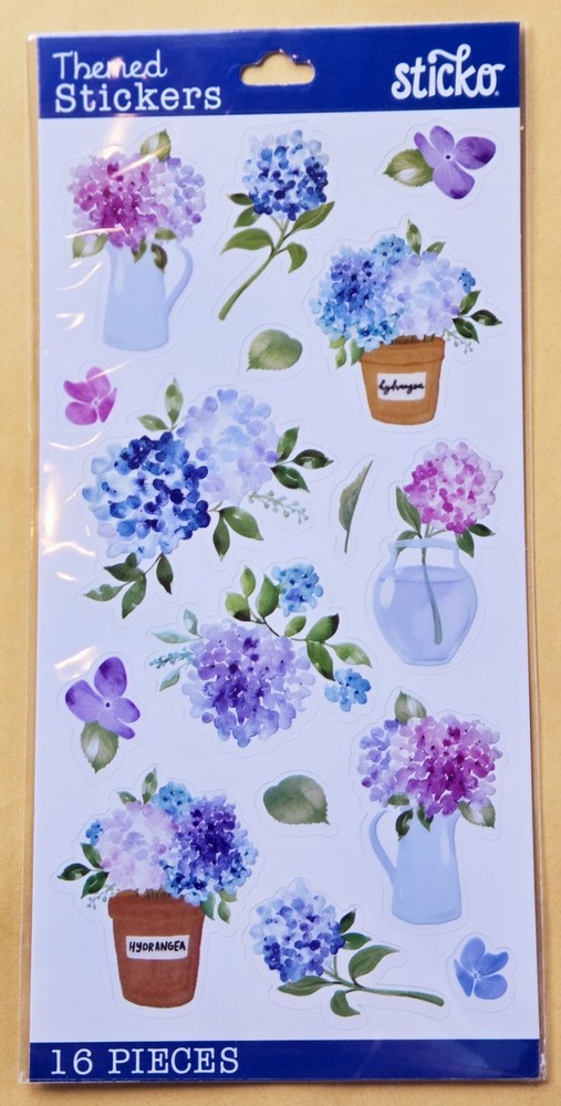 Flowers Sticker Sheet/ Sticko