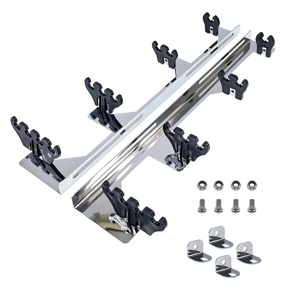 Chrome Spark Plug Wire Divider Linear Separators Looms 7~9mm Fits V8 Valve Cover