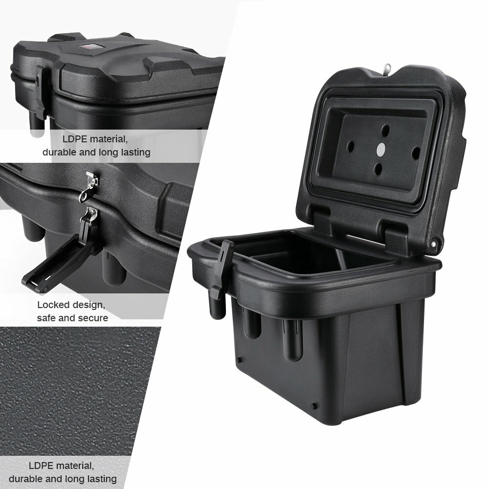 2Pcs Cargo Storage Box for Polaris Ranger XP 570 /700/900/1000 General 2016-2025
