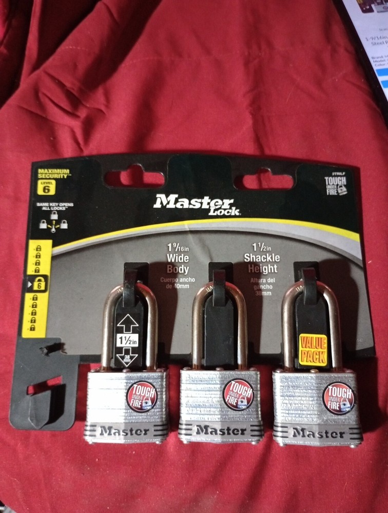 Three Piece Master Lock Set Level 6 3TRILF