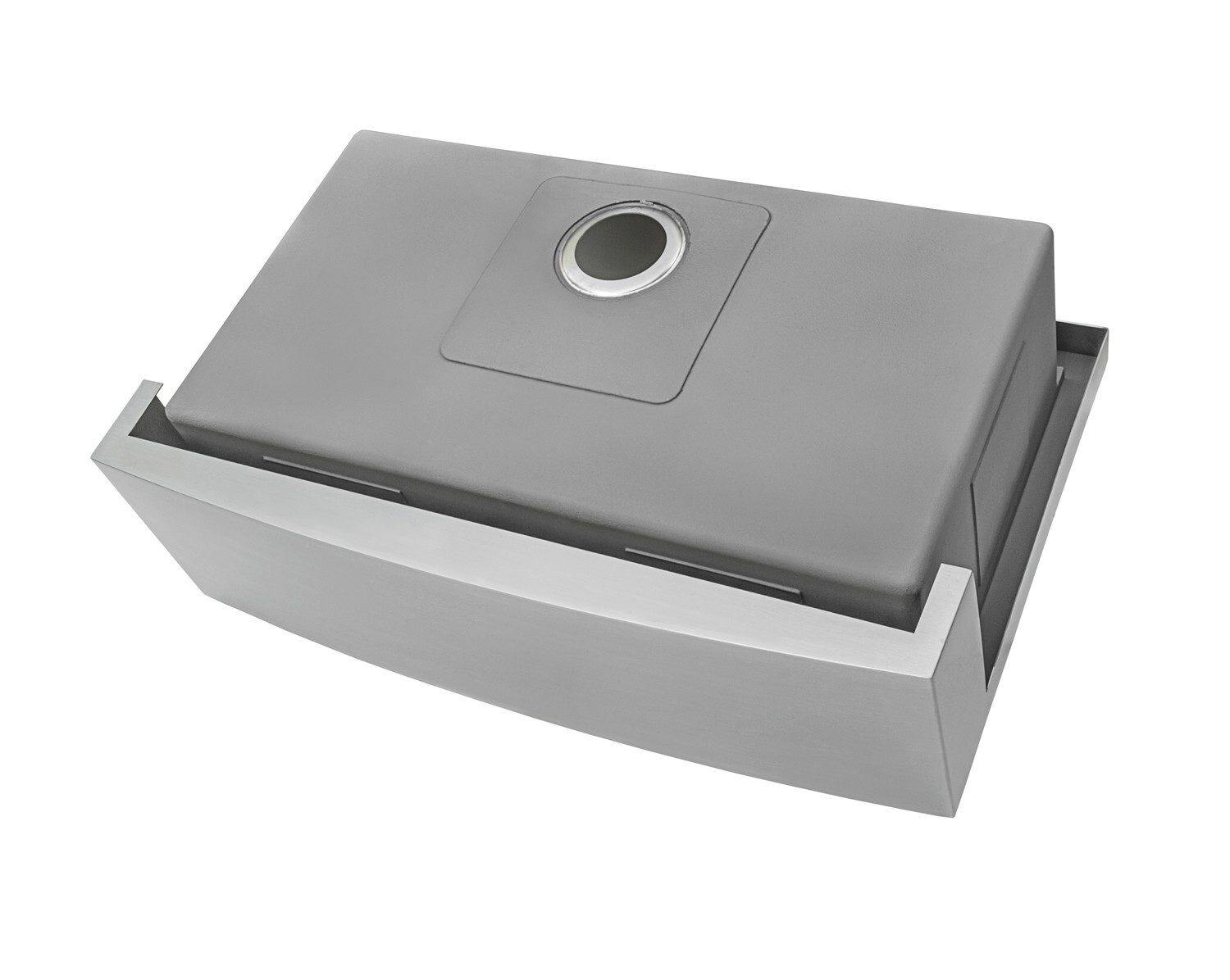 Ruvati 33" Apron-front Workstation Farmhouse 16 Gauge Kitchen Sink- RVH9200