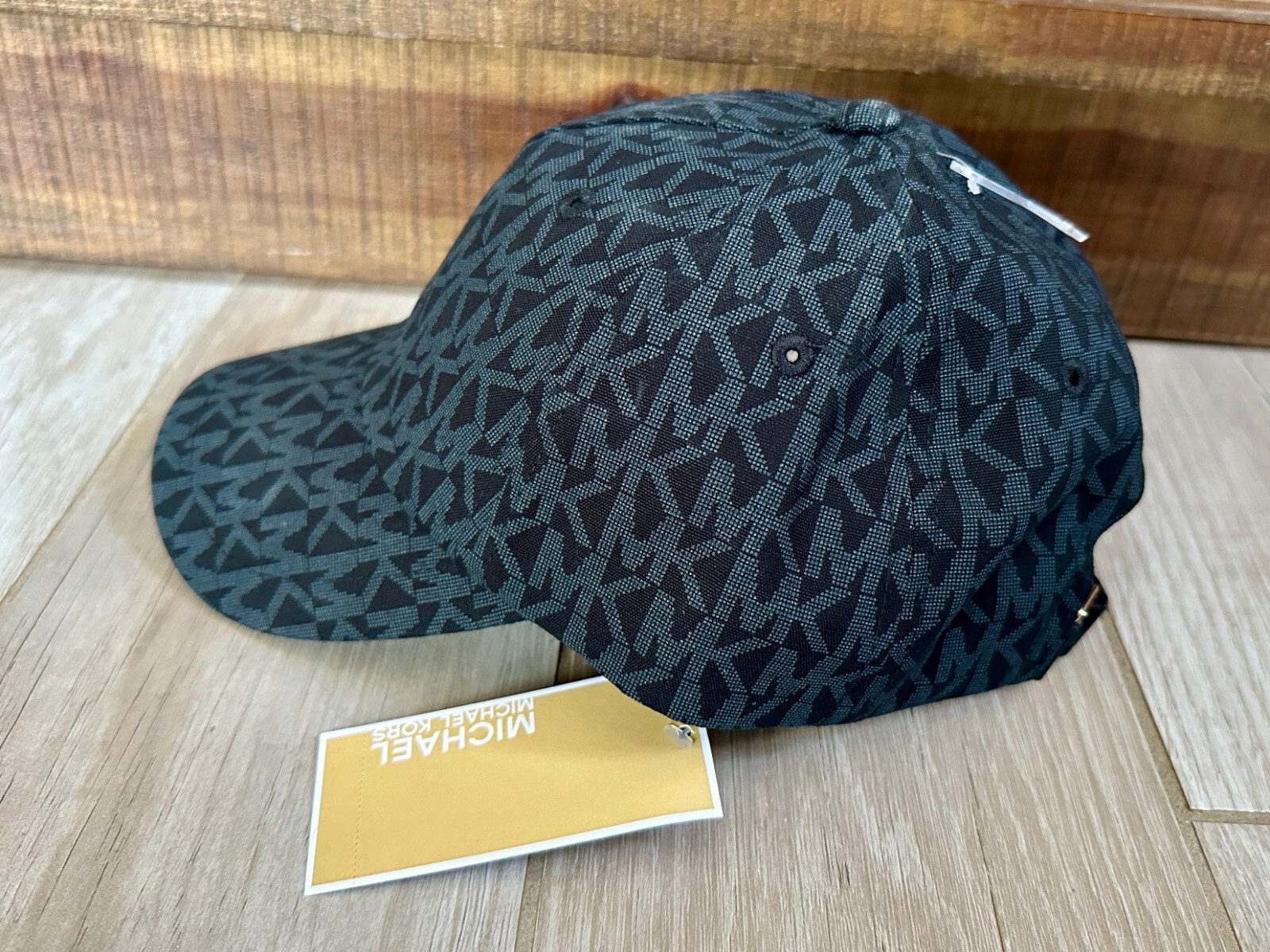 NEW ~ Michael Kors Logo Adjustable Women's Cap Hat in Black, #538801C, NWT