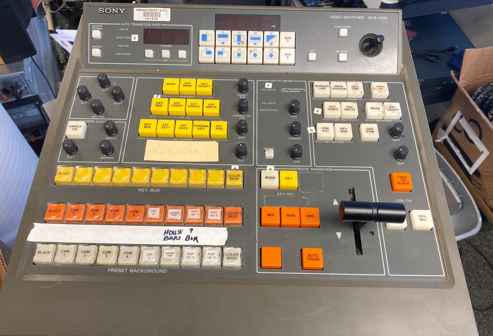 Sony Video Switcher BVS-3100 Editor Master Controller