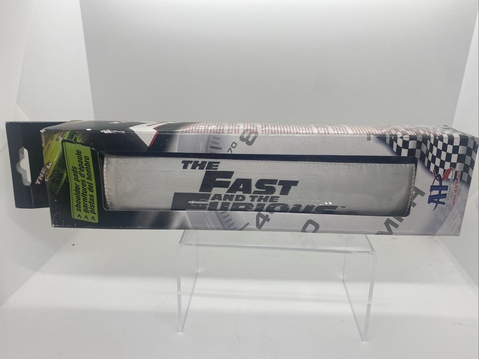 Vintage Fast And The Furious Car Seat Belt Pad New