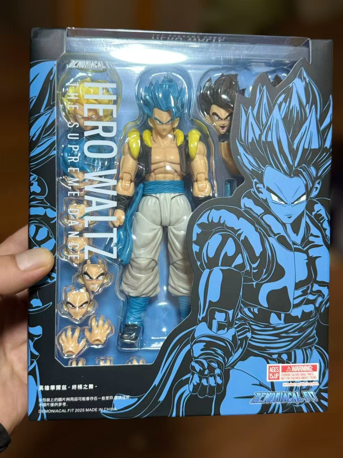 Demoniacal Fit Dragon Ball Hero Waltz Blue Gogeta 6" Action Figure in stock