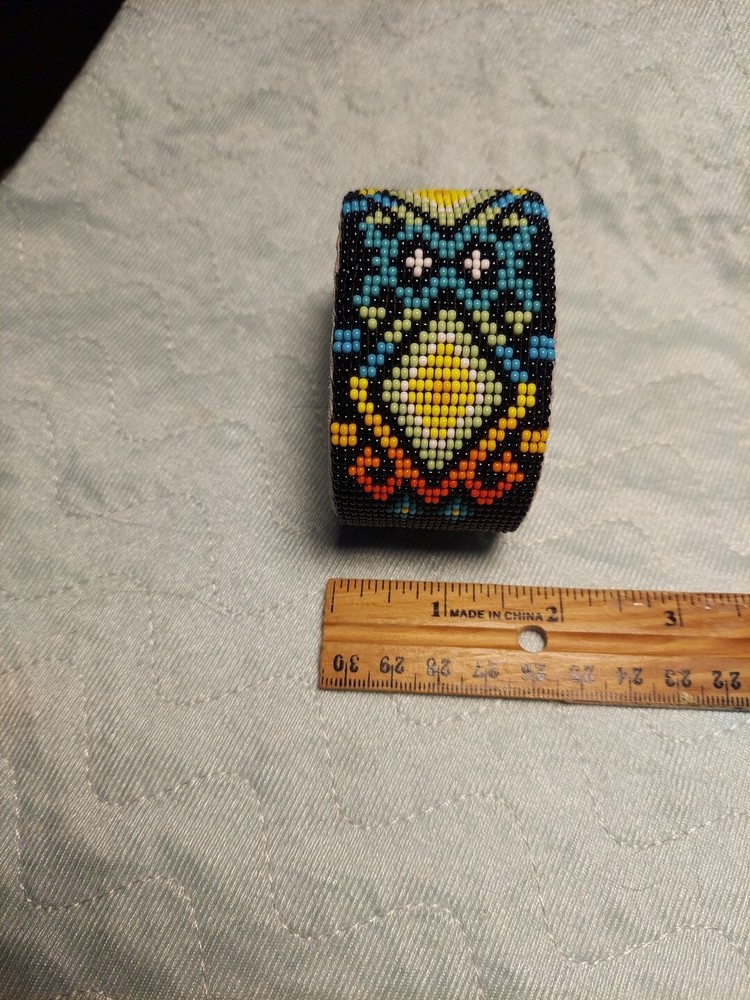 Native Beaded Cuff Bracelet