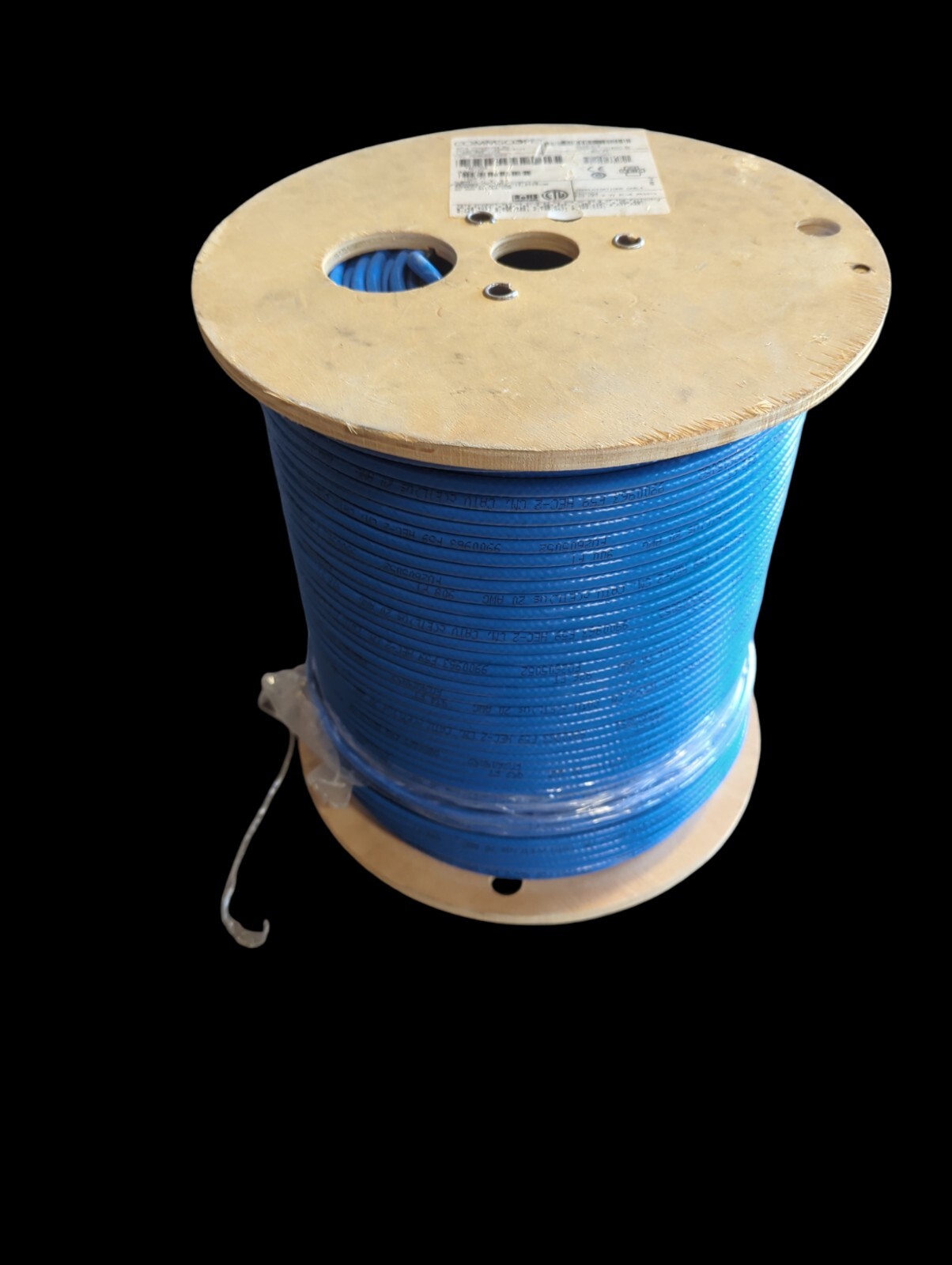 CommScope F59HEC-2VV RG59 Headend Cable 1000ft BLUE RG59 Coax Superior Shielding