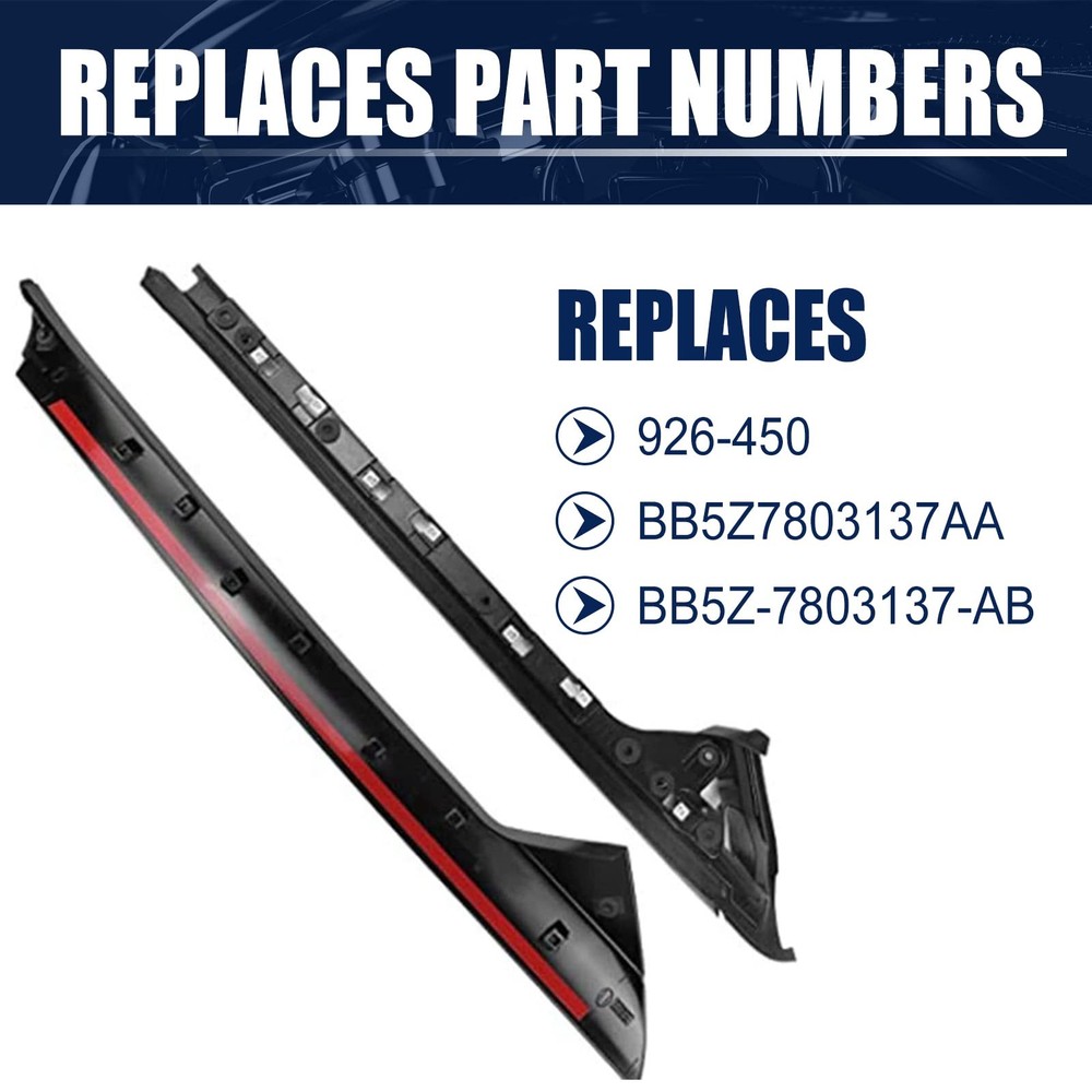 Windshield Outer A-Pillar Trim Molding for 2011-2019 Ford Explorer - Driver