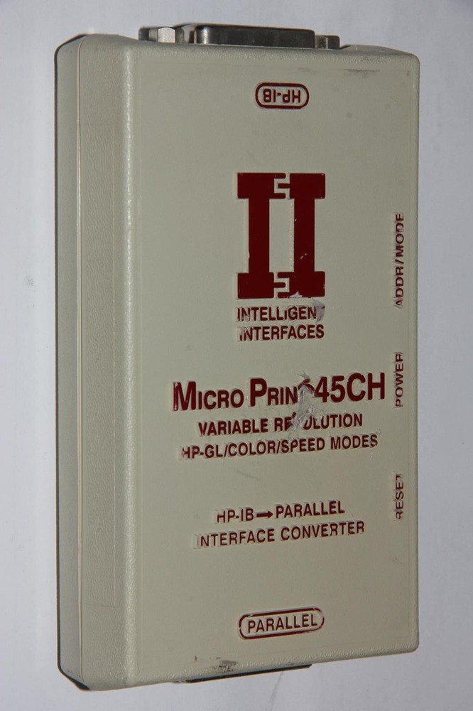 INTELLIGENT INTERFACES MICROPRINT 45CH HP-IB to Parallel Interface Converter