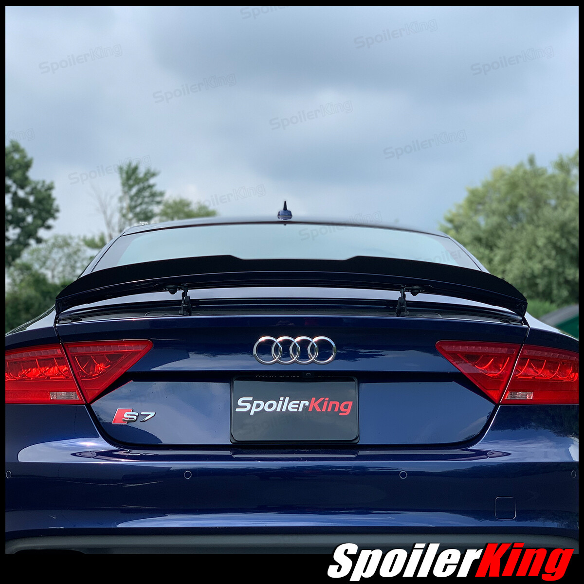 SpoilerKing 284GC Universal 30"- 55" Custom Rear Polyurethane Trunk Spoiler Wing