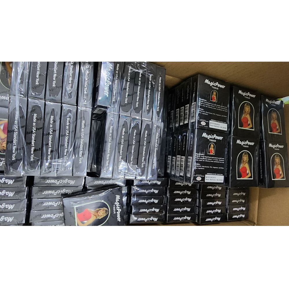 10 Boxes Super Magic Man Antiseptic Tissue (60 Sachets) Delayed Ejaculation