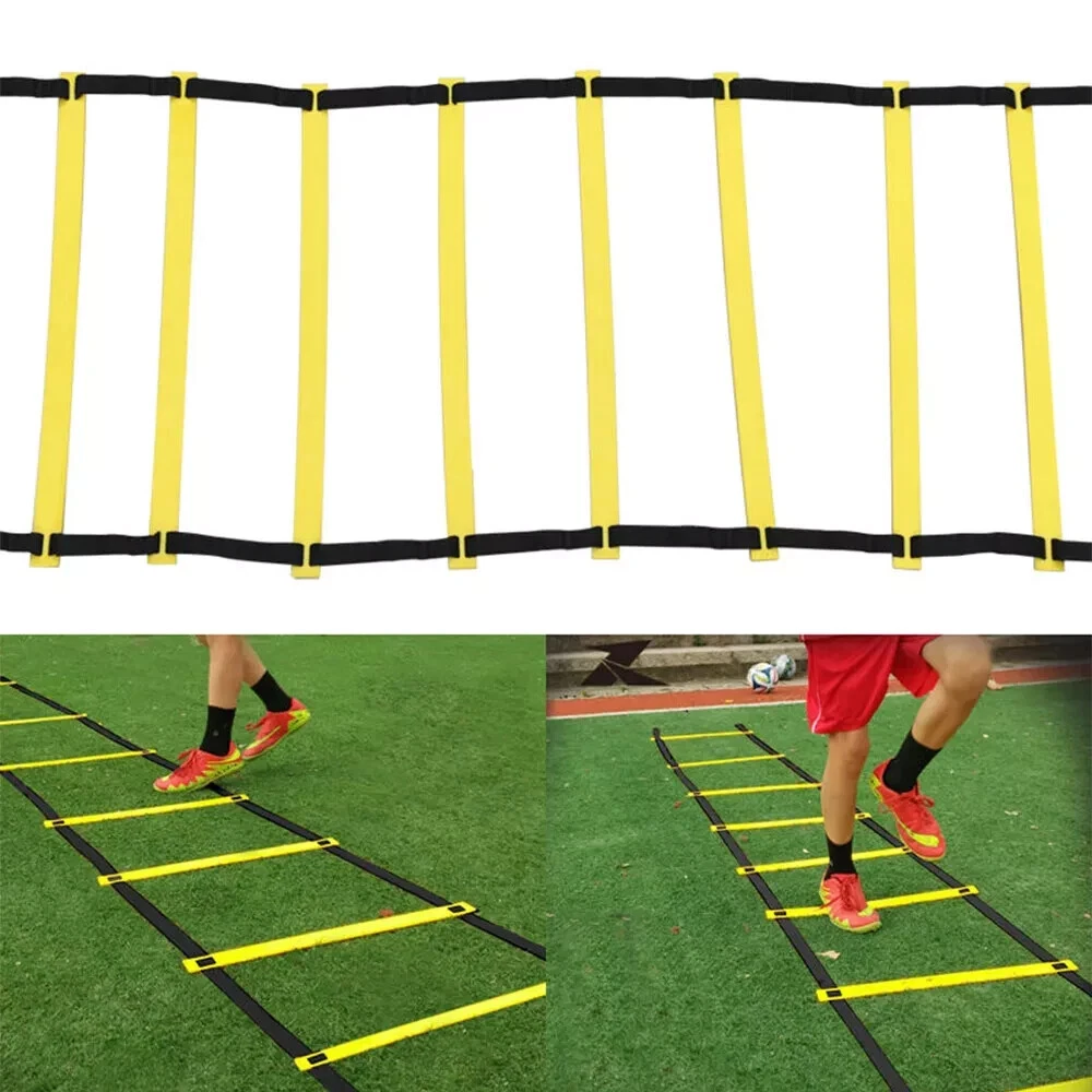 8 Rung Agility Speed Training Ladder Footwork Fitness Football Workout Exercise
