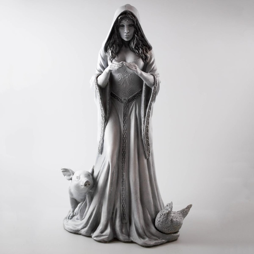 Cerridwen - Hand cast statue