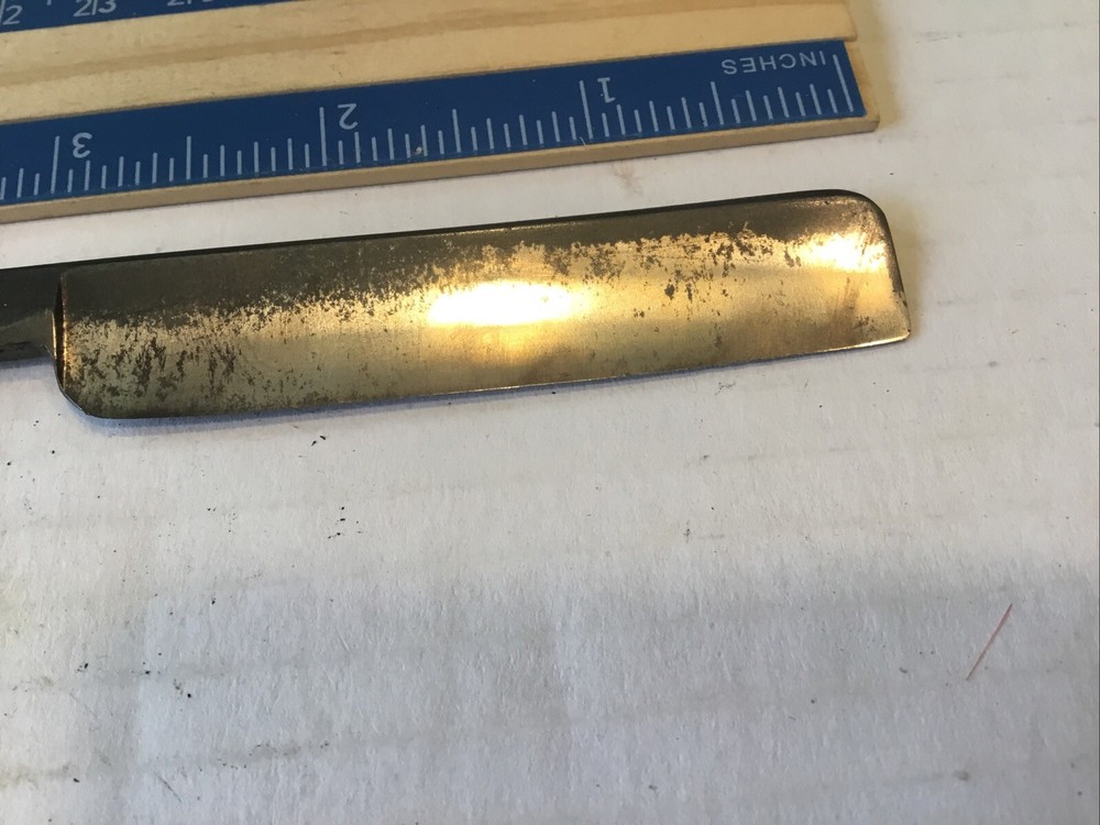 Vintage Spike Straight Razor Olean N.Y.