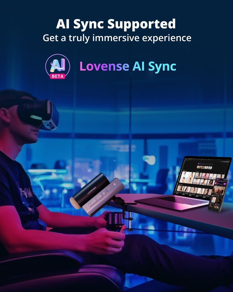 Lovense Solace Pro Automatic Male Masturbator,App Remote Control Thrusting