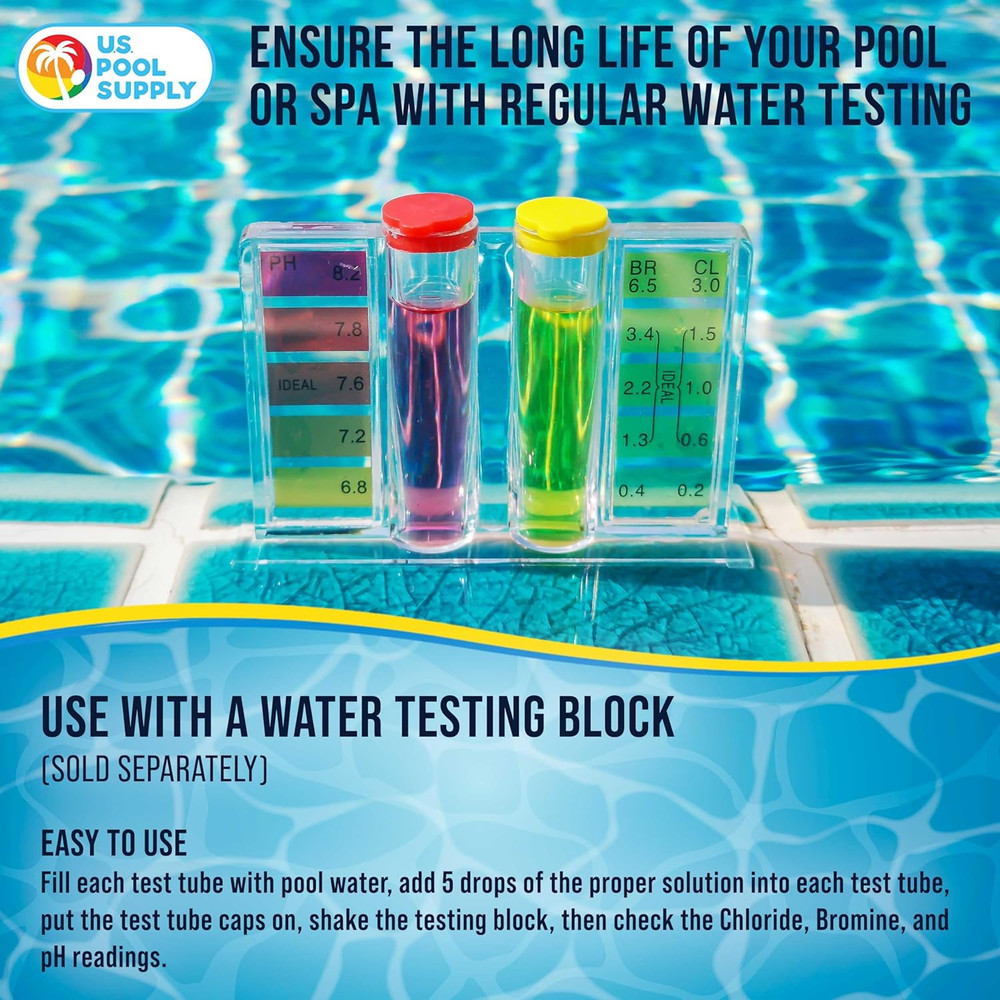 Pool & Spa Water Test Kit Refill Solutions