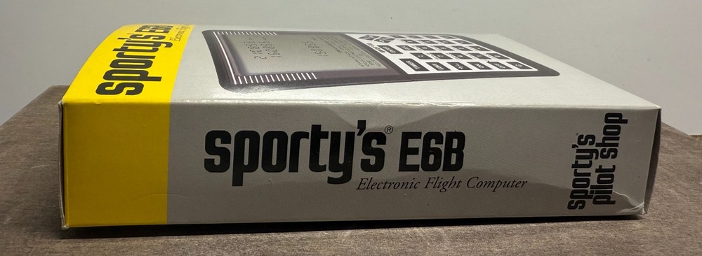 Sporty's Electronic E6B Flight Computer for Pilots-Fast Ship